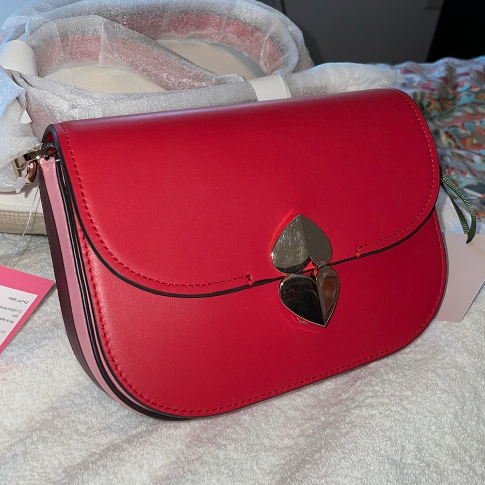 Kate Spade small saddle bag NWT